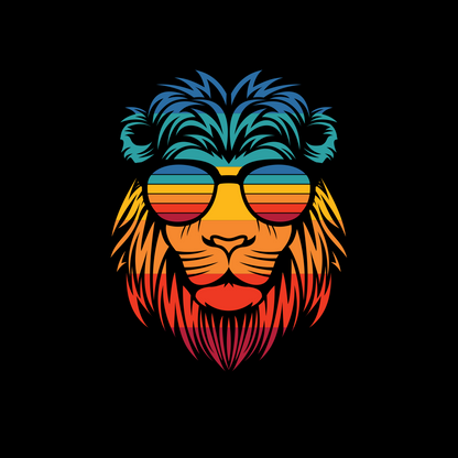 Colorful Lion - Sixth Degree Clothing