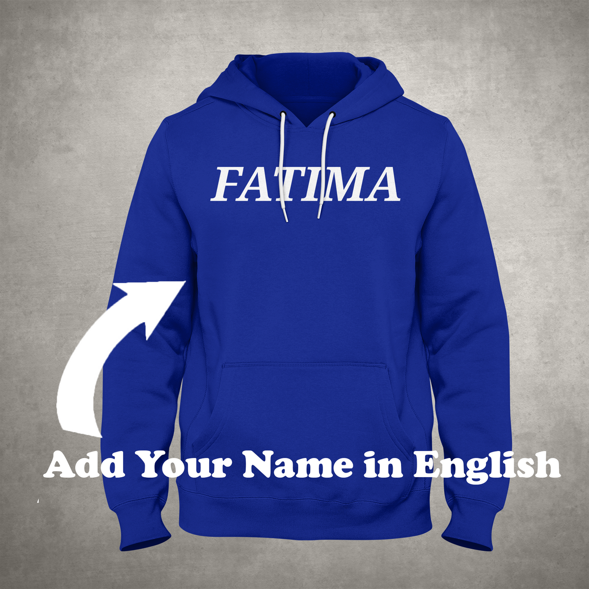 هودي يحمل اسم شخصي (إنجليزي - DS)
