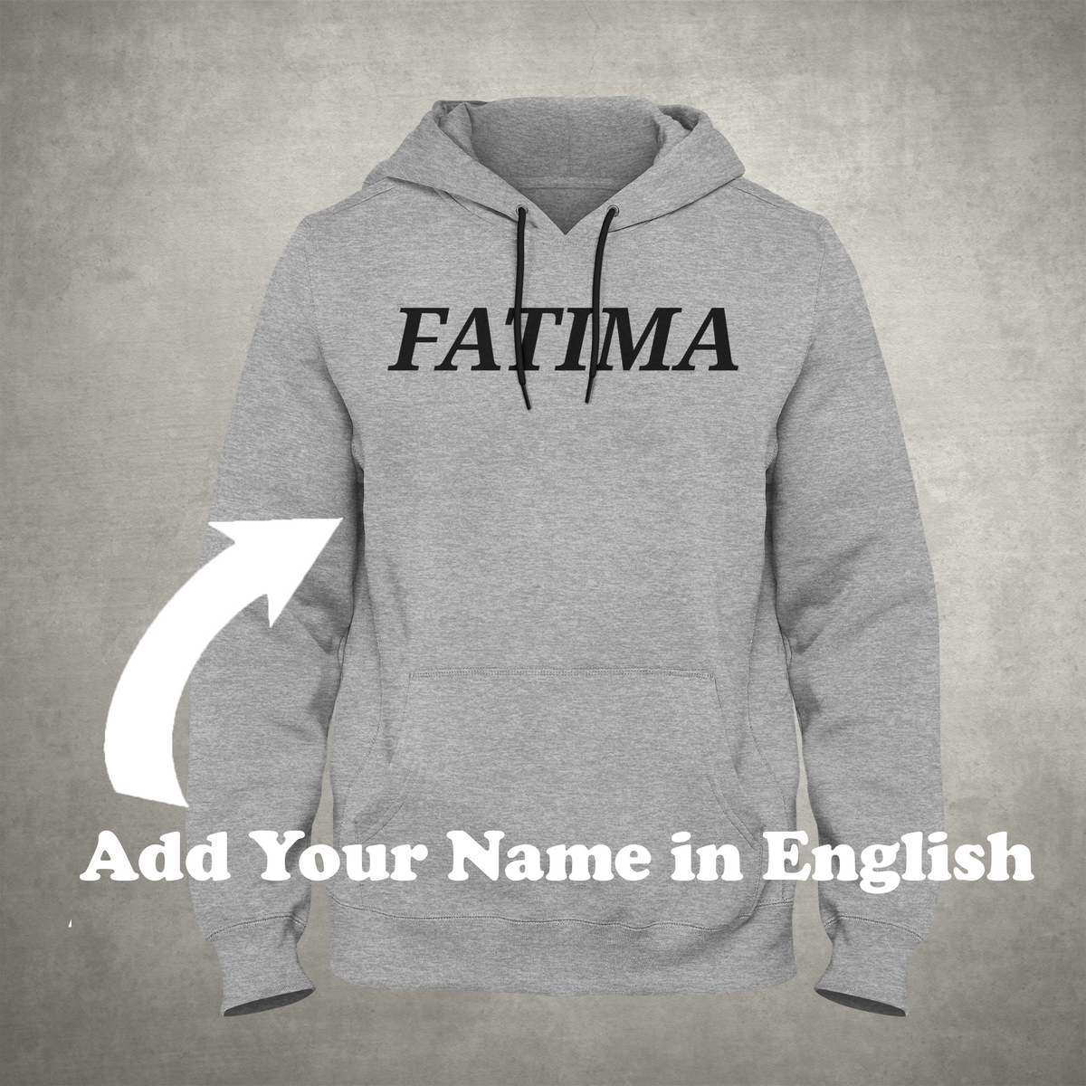 هودي يحمل اسم شخصي (إنجليزي - DS)